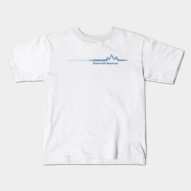 Mammoth Mountain Kids T-Shirt by leewarddesign